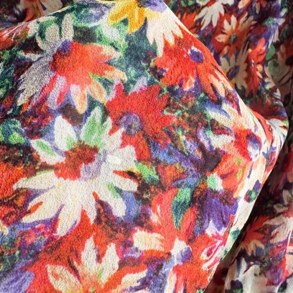 Vintage Jean Paul Gaultier Soleil Sheer Floral Top S - Picture 6 of 8